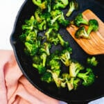 Fried broccoli