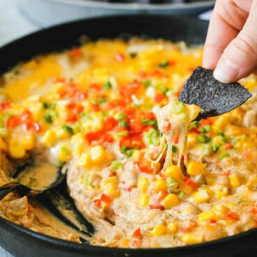 Mexican Cheese Dip Recipe | easy finger food recipes for a crowd